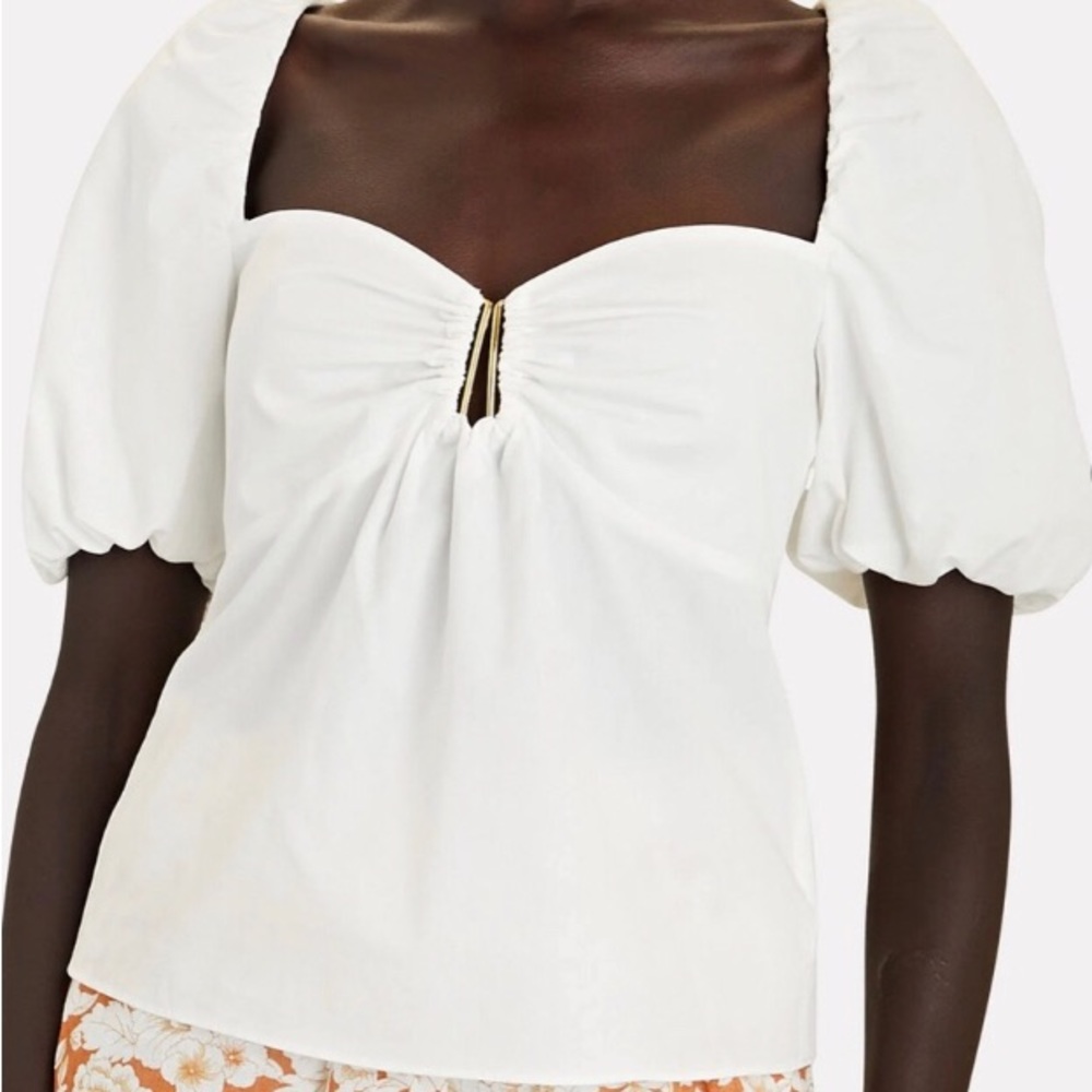 Intermix “Winefred” blouse. Size Large.